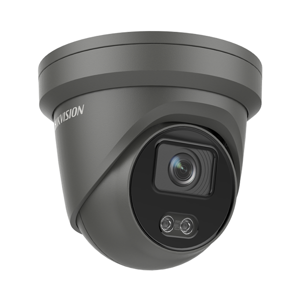 Hikvision DS-2CD2347G2-LU(4mm)(C) Hikvision AcuSense 4MP fixed lens ColorVu turret camera with audio